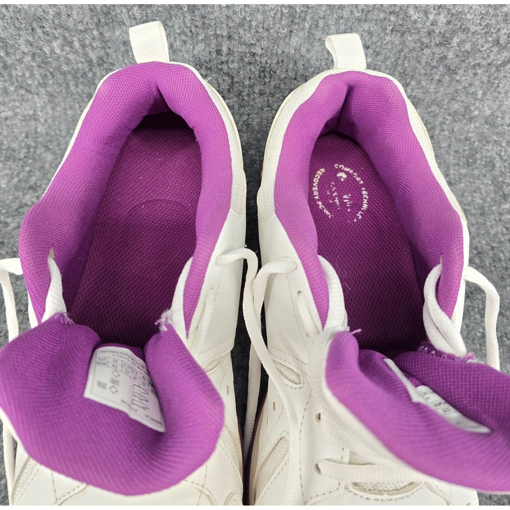 FitVille Amadeus Tennis Pickleball Shoes Women's 11 White Purple Athletic Clean - Picture 7 of 8